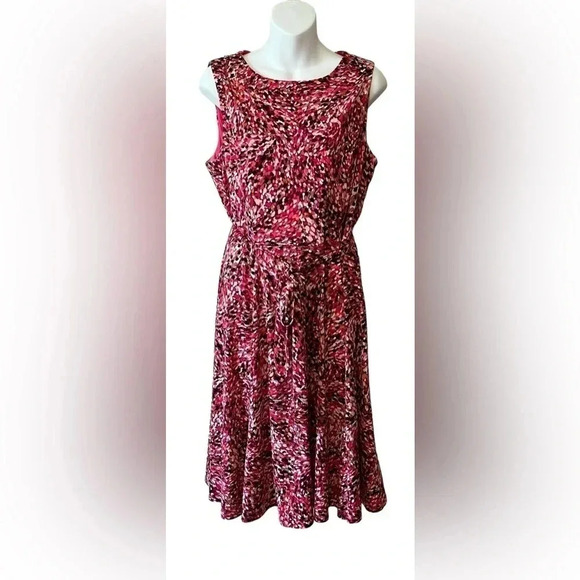 Christopher & Banks | Multi-Color Abstract Pattern Dress - Picture 1 of 3